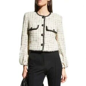 NEW Veronica Beard Modern Day Tweed Jacket